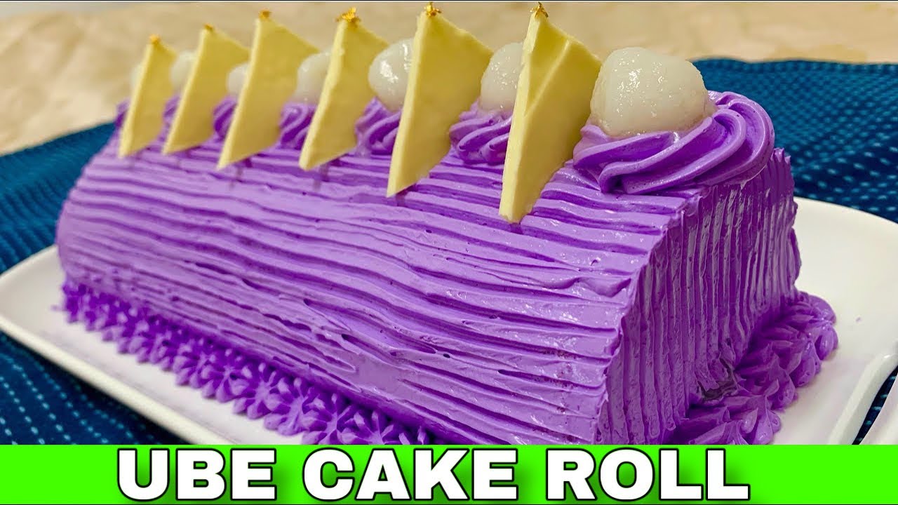 ULTIMATE Ube Macapuno Cake Roll Recipe 🍠🥥 | Filipino Purple Yam & Coconut Jelly Roll (Step-by-Step!)