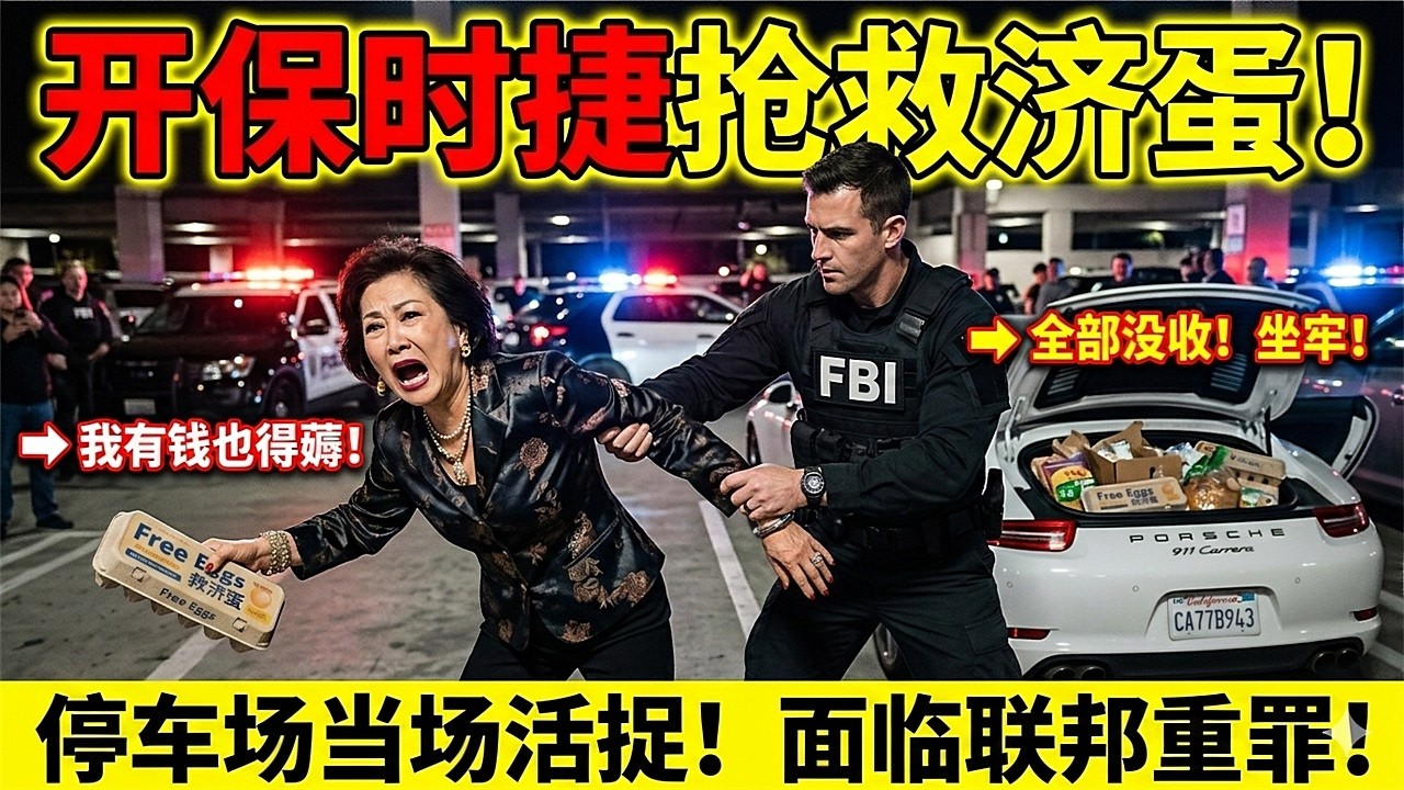 为贪1.3万免费食物，喜提联邦5项重罪！58岁阔太算计穷人，下场倾家荡产…