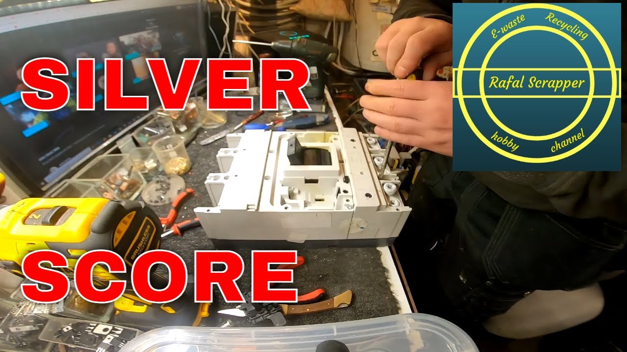 Big 630A switch for silver recovery at @RafalScrapper
