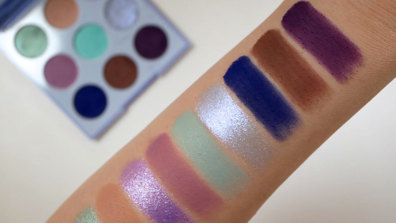 Morphe 9Z Just Say Zen Artistry Palette Live Swatches