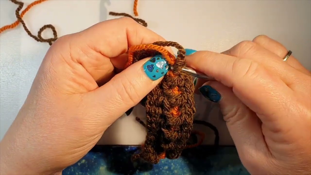 SS, Side Stitch, border stitch for overlay mosaic crochet