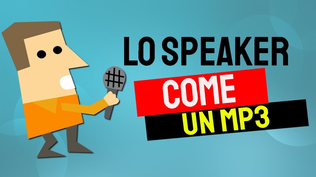 Lo speaker radiofonico come un mp3