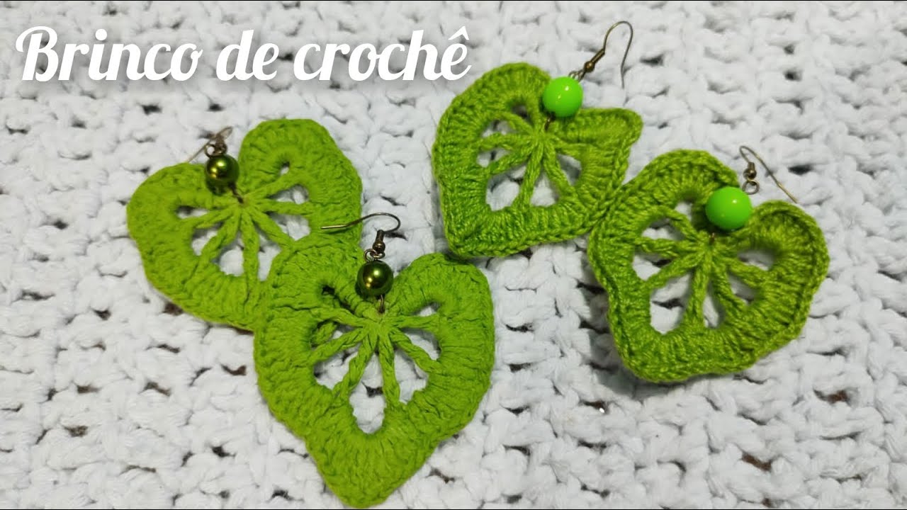 Простые серьги крючком #crochetearrings #marcialobocroche