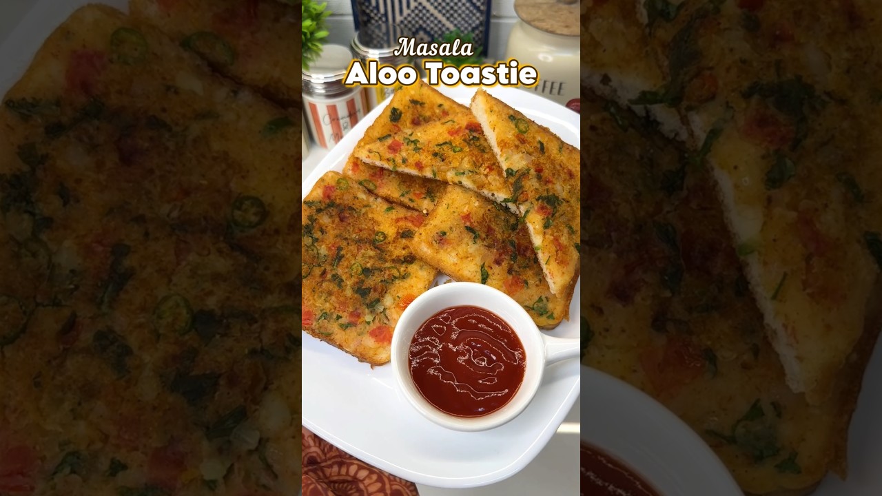 Aloo Toastie - Best Quick Aloo Toast For Hunger #toastie #bread #aloo #alootoastie #masala #snacks