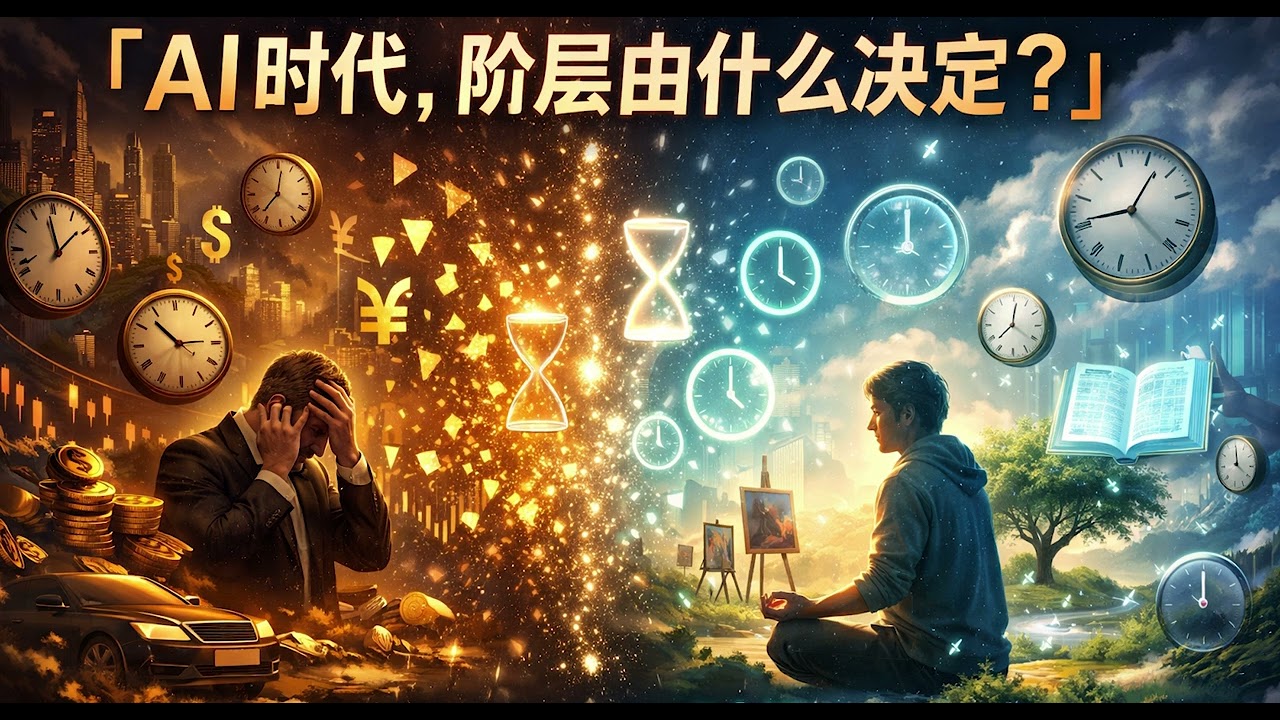 【闲谈篇】AI时代，真正决定阶层的不是财富，而是时间使用方式｜斯嘉丽的小生意经济学