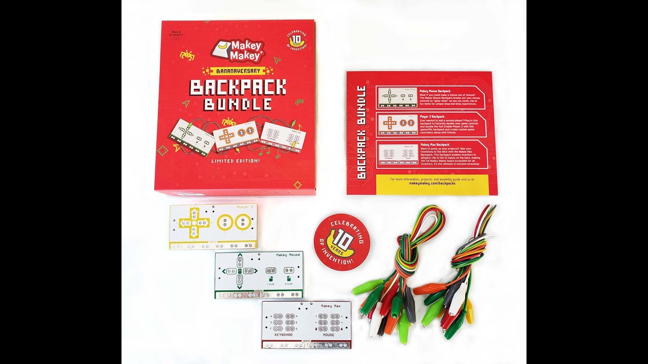 The Big Reveal! New Backpacks for Makey Makey!
