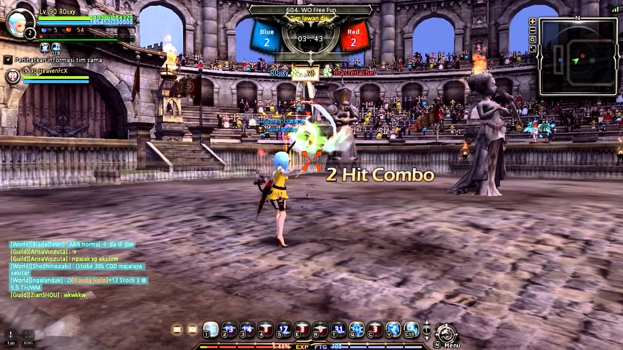 Dragon Nest INA - Lv 90 Sniper R0ixy PVP Skill Build