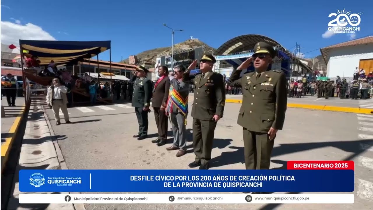 (PARTE 1) DÍA CENTRAL - 200 ANIVERSARIO DE LA PROVINCIA DE QUISPICANCHI