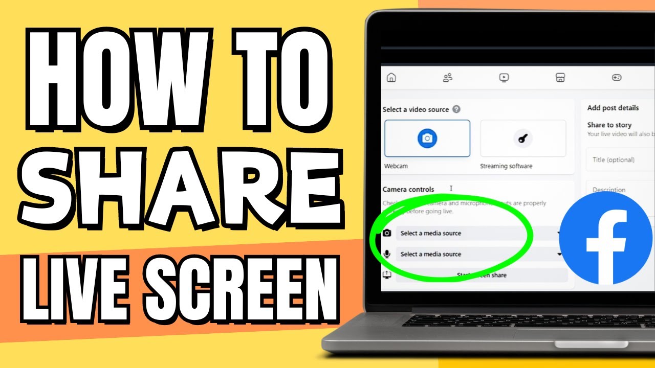 How To Go Live On Facebook Share Screen PC (Quick Guide)