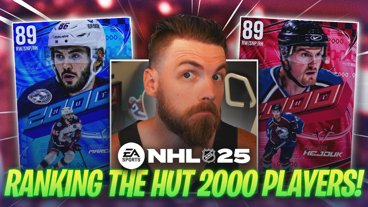 RANKING THE HUT 2000 PLAYERS IN NHL 25!