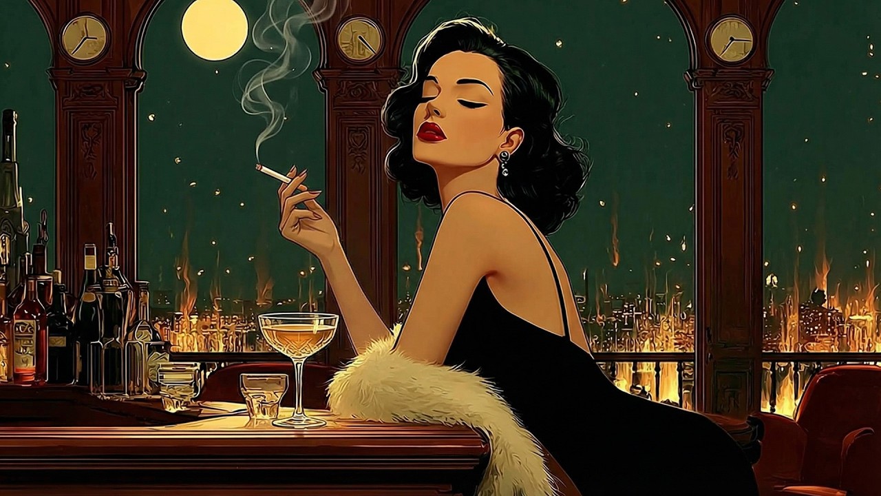 Retro Vintage Jazz Vibes – 1940s Cozy Winter Jazz Playlist