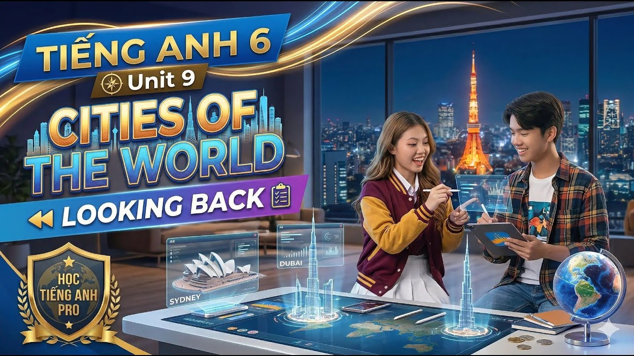 Tiếng Anh 6 Global Success Unit 9: Cities of the world - Looking Back | Giải Chi Tiết