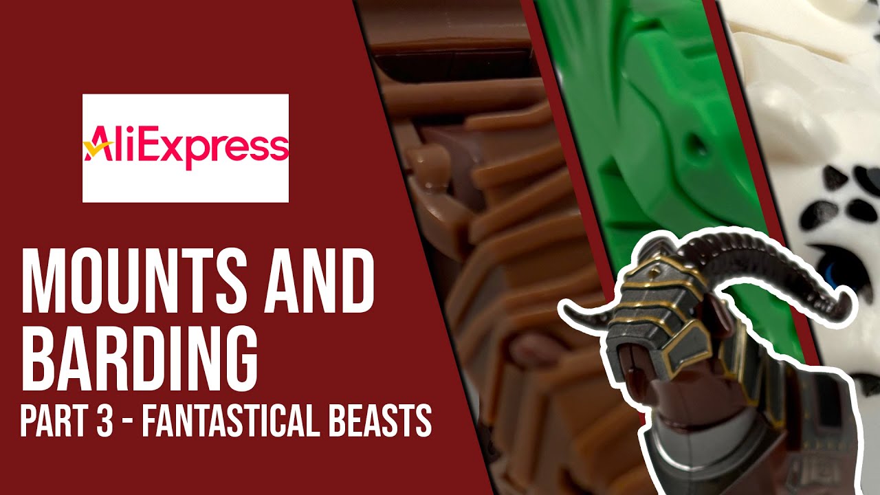 Mounts and barding - part 3 - Wild animals and fantastical creatures