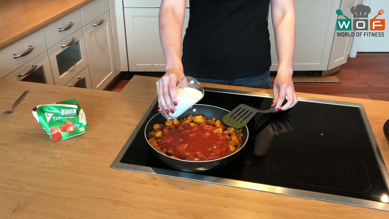 Süßkartoffel-Kichererbsen Curry