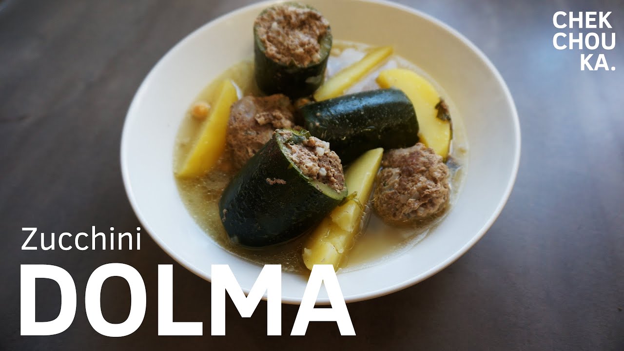 Stuffed Zucchini (Dolma Courgette) - Chekchouka