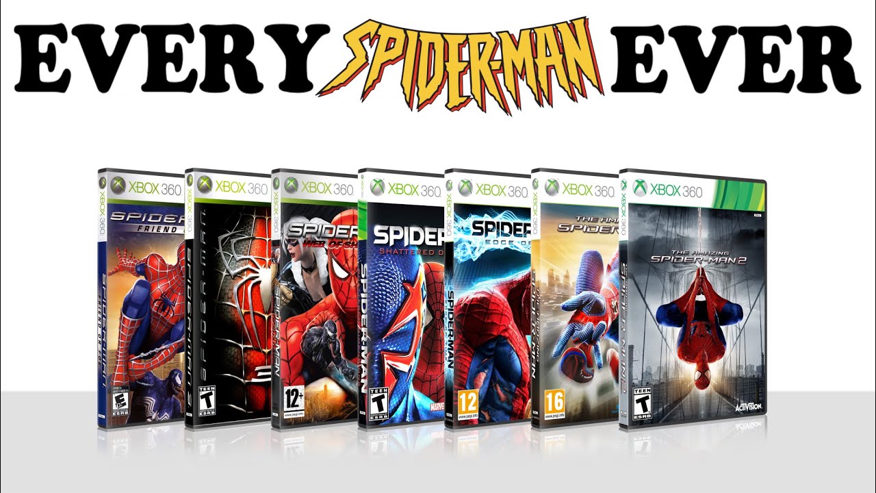 Unboxing Spider Man + Gameplay | 2007-2014 Evolution | Spider Man Games for Xbox 360