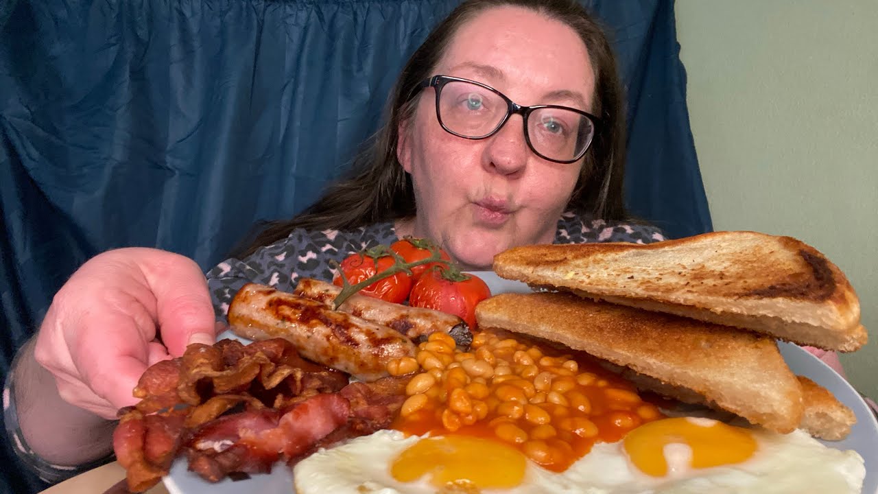 Last Proper Full English Breakfast #eatingshow #foodie #mukbang #uk