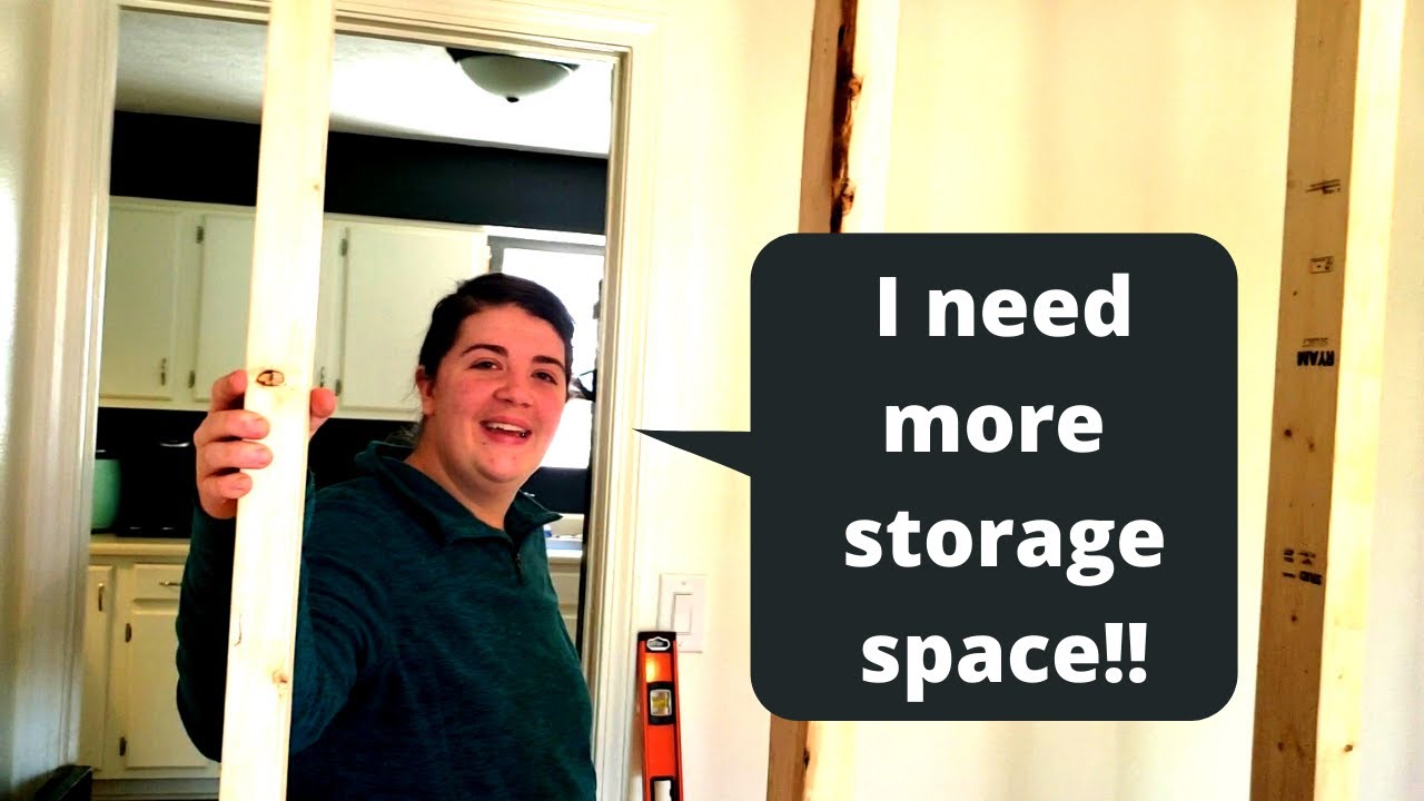 Building Our Dream Pantry: Episode 1 // DIY Framing and Sheet Rock // Home Improvement