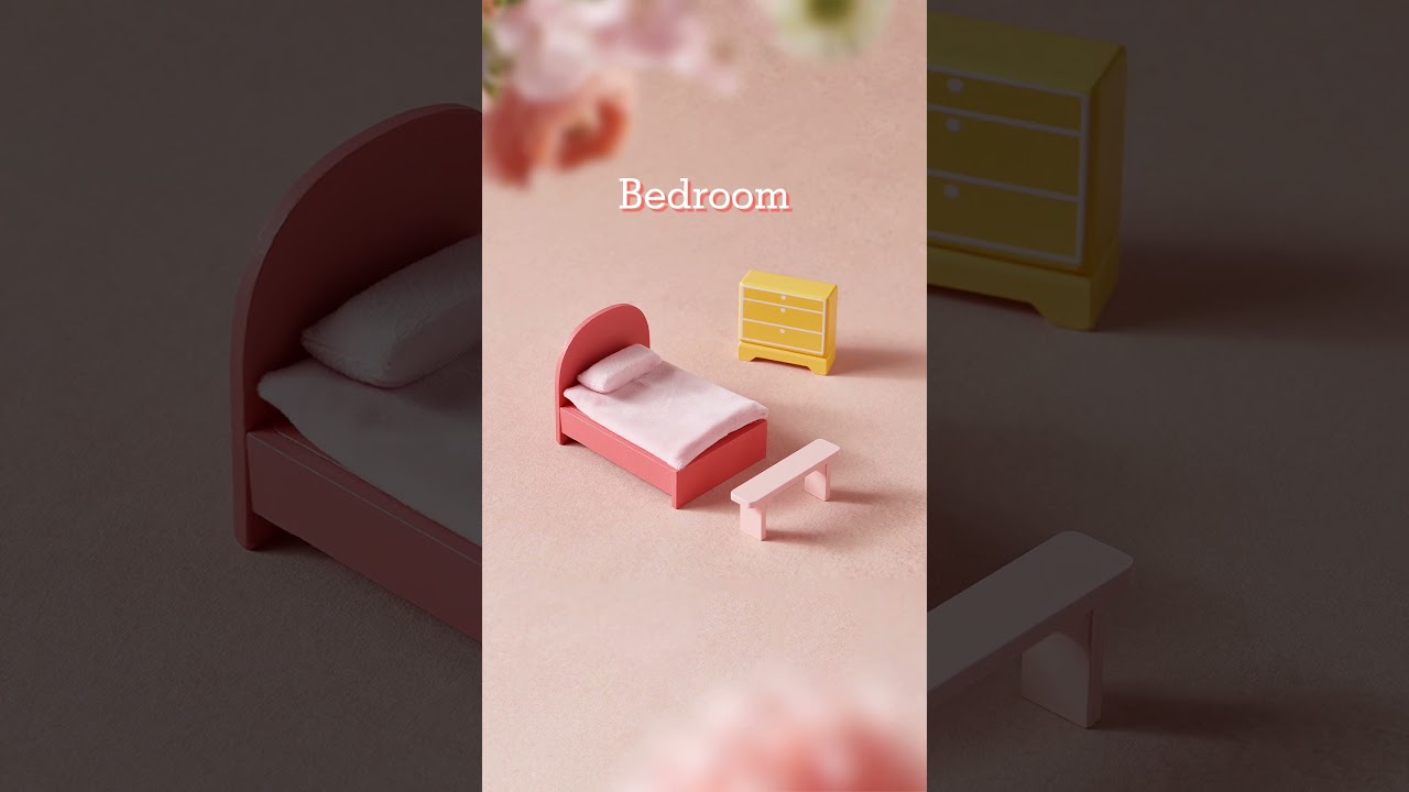 Tiny Land charming Wooden Dollhouse for Girls - a timeless classic toy  of imaginative play!