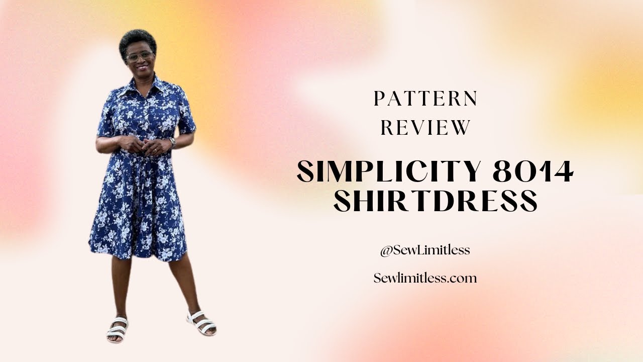 Pattern Review: Simplicity 8014 Shirt Dress