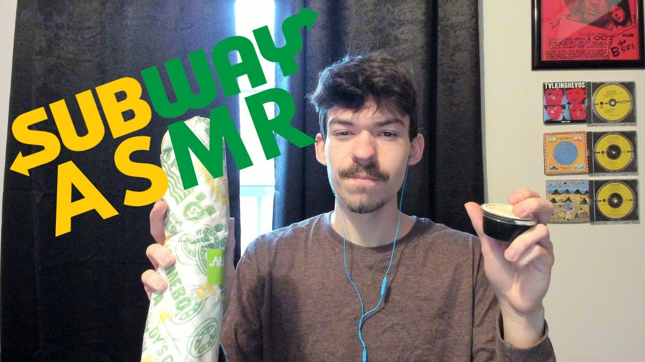 [ASMR] Eating a Subway Footlong (Relaxing Mouth Sounds)