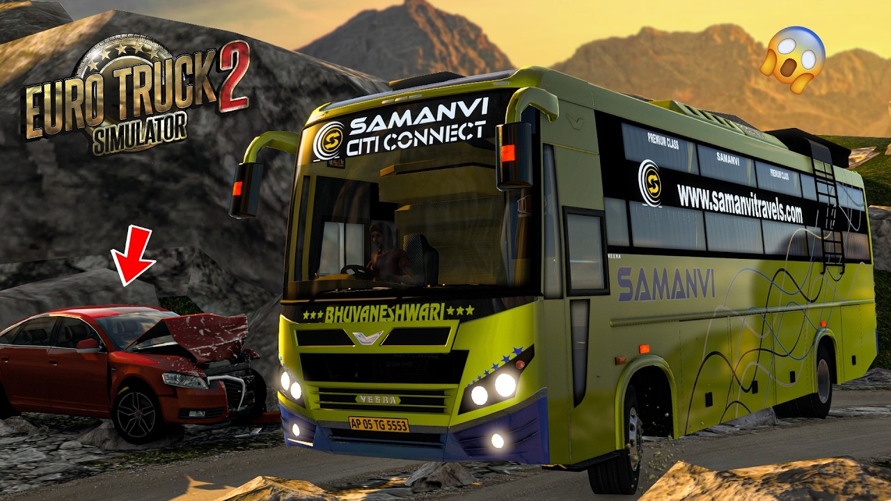 DANGEROUS ROADS VS CRAZY BUS 😈 ETS2