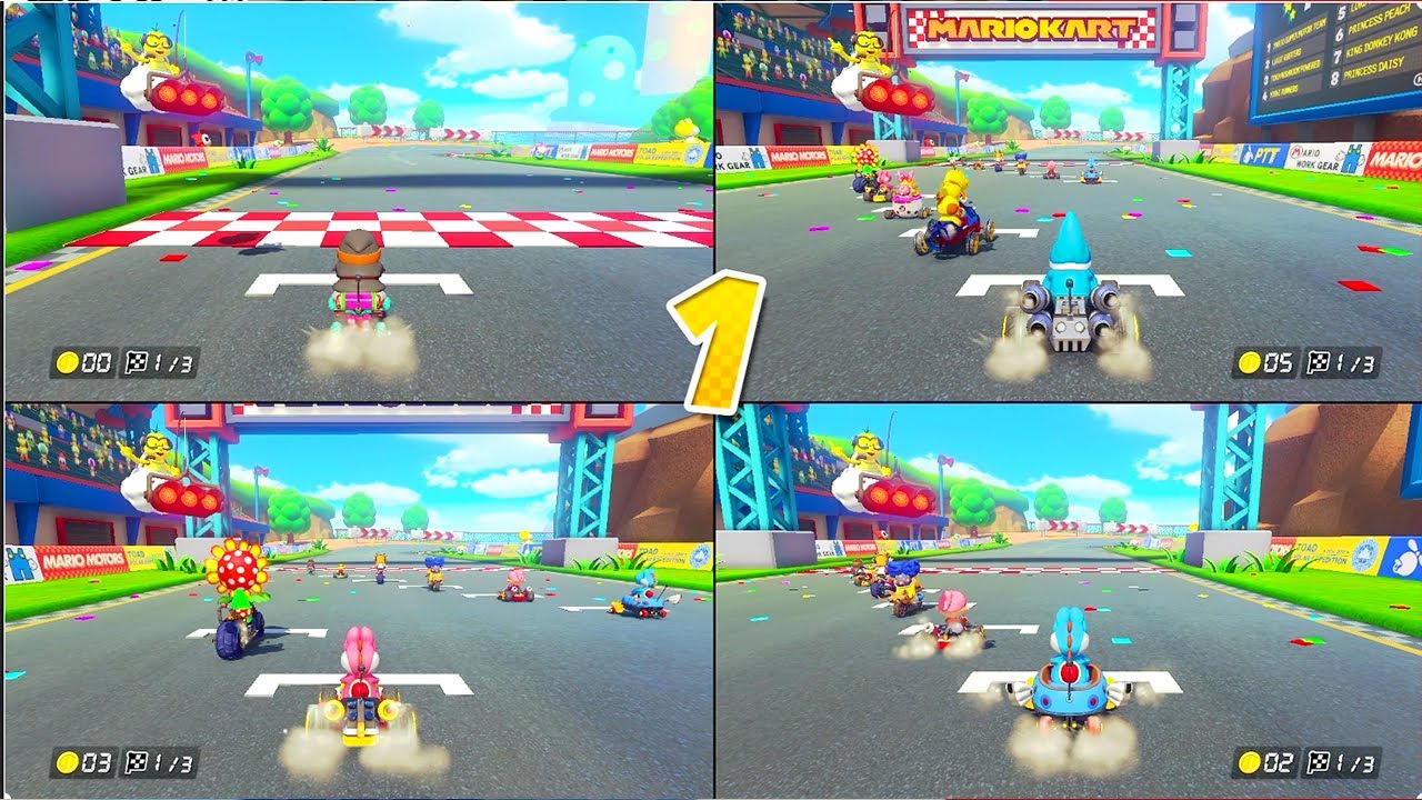 Mario Kart 8 Deluxe - Boomerang Cup - 150CC - 4 Players