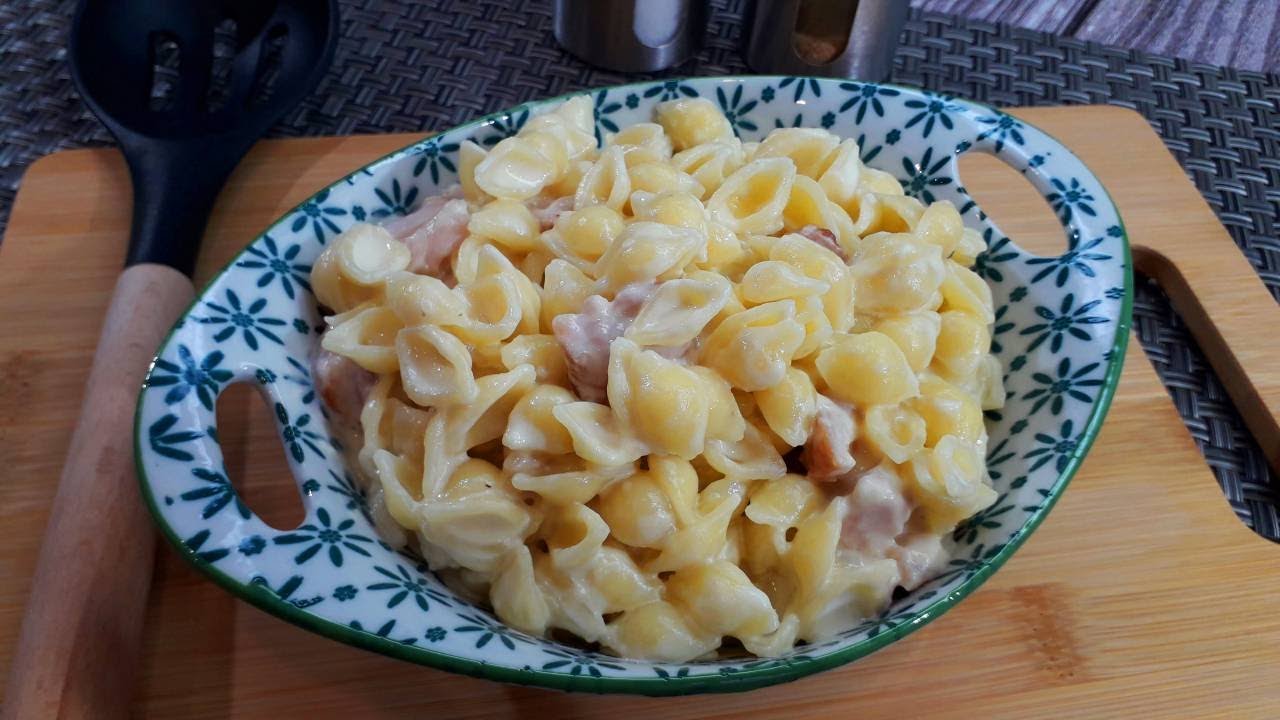 Макароны с Копчёной Курочкой в Сливочном Соусе (Невероятно Вкусное Блюдо)