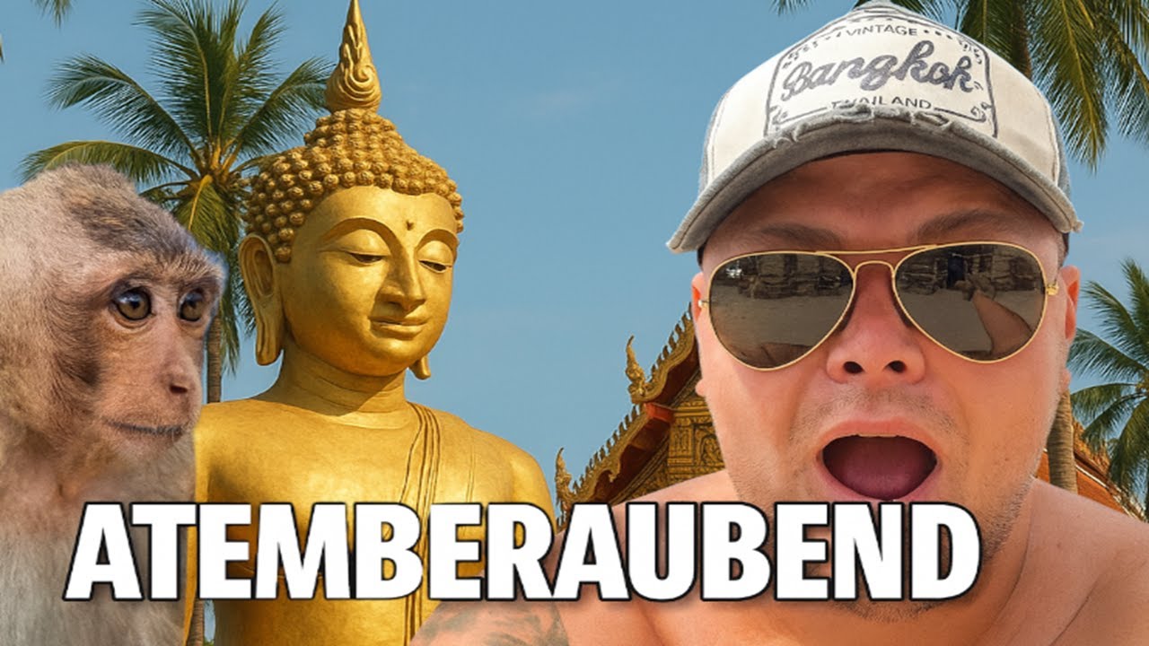 Tempel besichtigen und Affen in Phuket Thailand