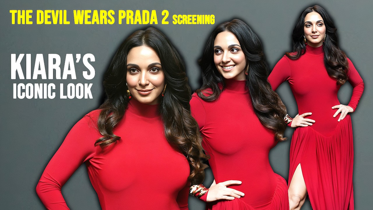 Kiara Advani's BRIGHT Red Look At Devil Wears Prada 2! 🔥
