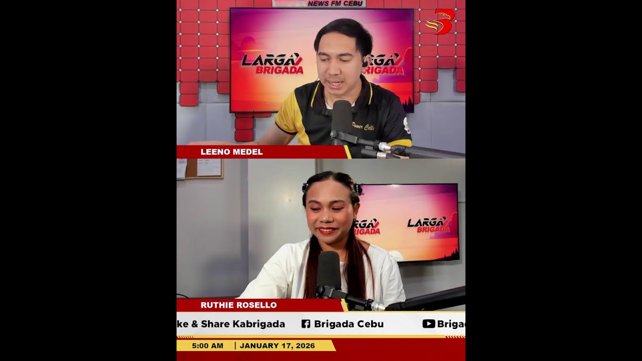 𝐋𝐀𝐑𝐆𝐀 𝐁𝐑𝐈𝐆𝐀𝐃𝐀 JANUARY 17, 2026 | SATURDAY 90.7 BRIGADA NEWS FM CEBU