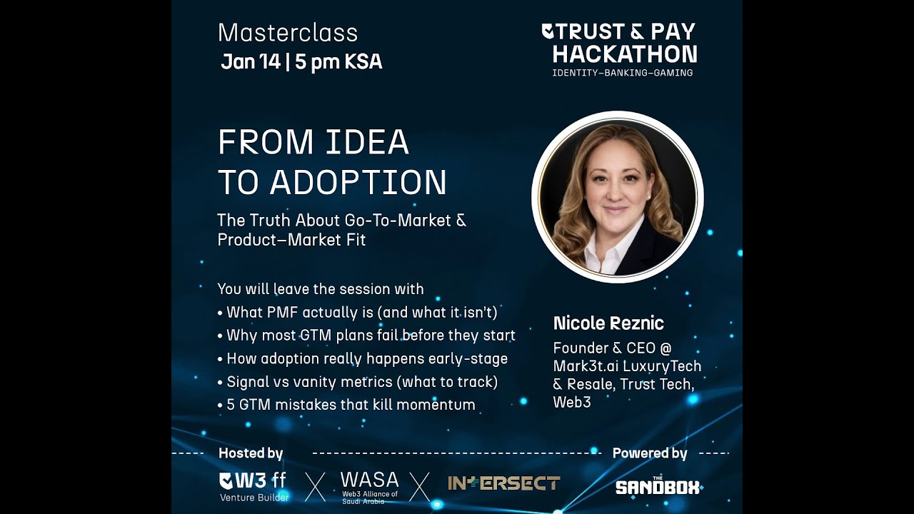 Masterclass: Go-To-Market & Product-Market fit with Nicole Reznic