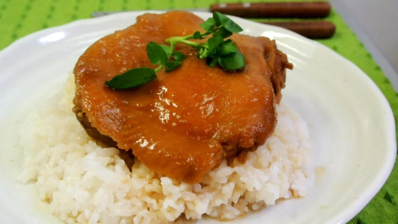 Super tender Chicken on rice (No Talk No BGM 51)