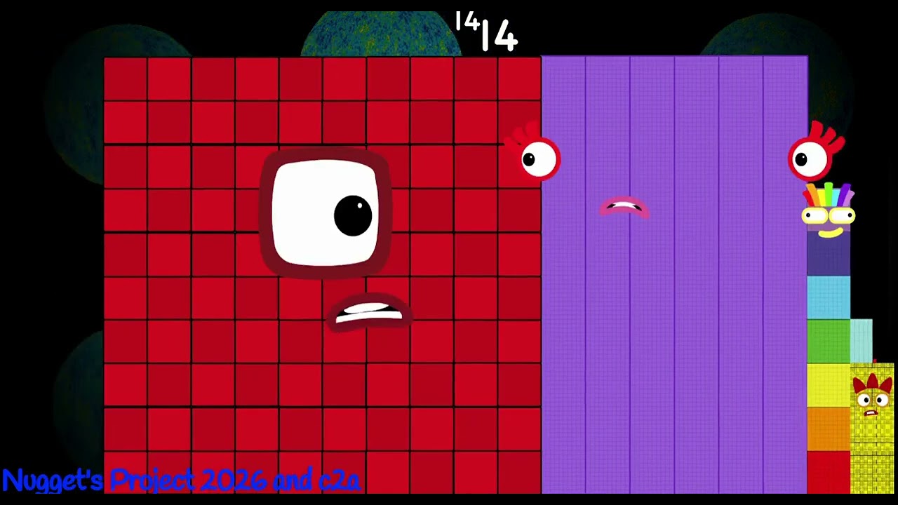Self Tetrated numberblocks band 2a