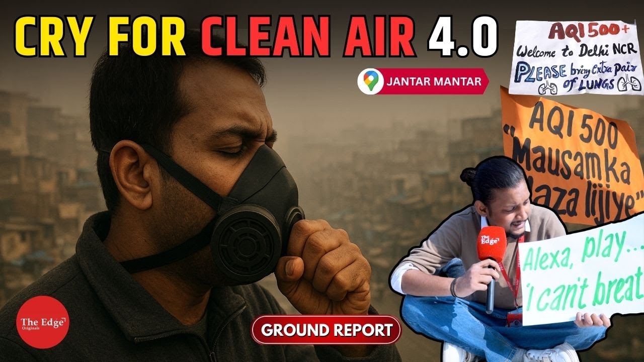 Delhi Air Pollution Protest at Jantar Mantar 4.0 | Ground Report