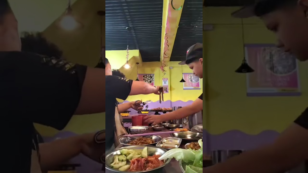 Samgyup yan sila na para bang may pera haha