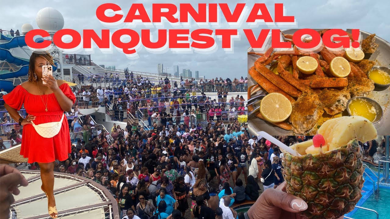CARNIVAL CONQUEST TRAVEL VLOG: GIRLS' TRIP!