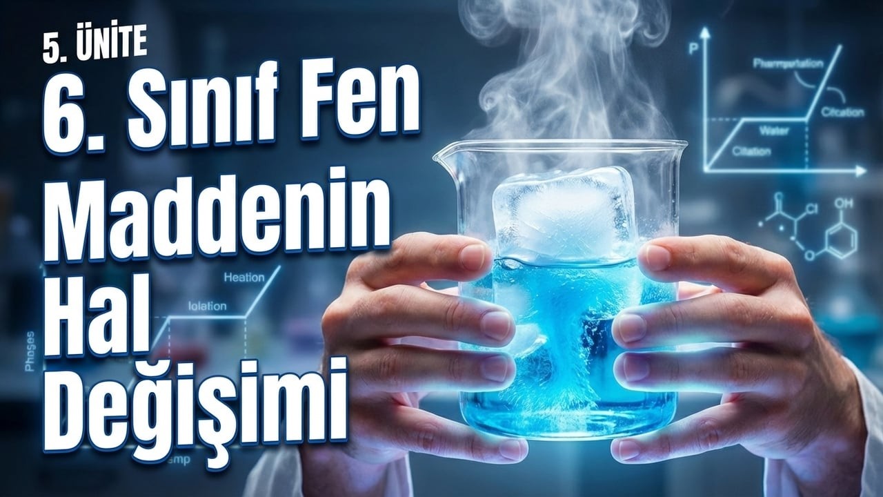 6. Sınıf Fen 5. Ünite | Maddenin Hal Değişim Noktaları