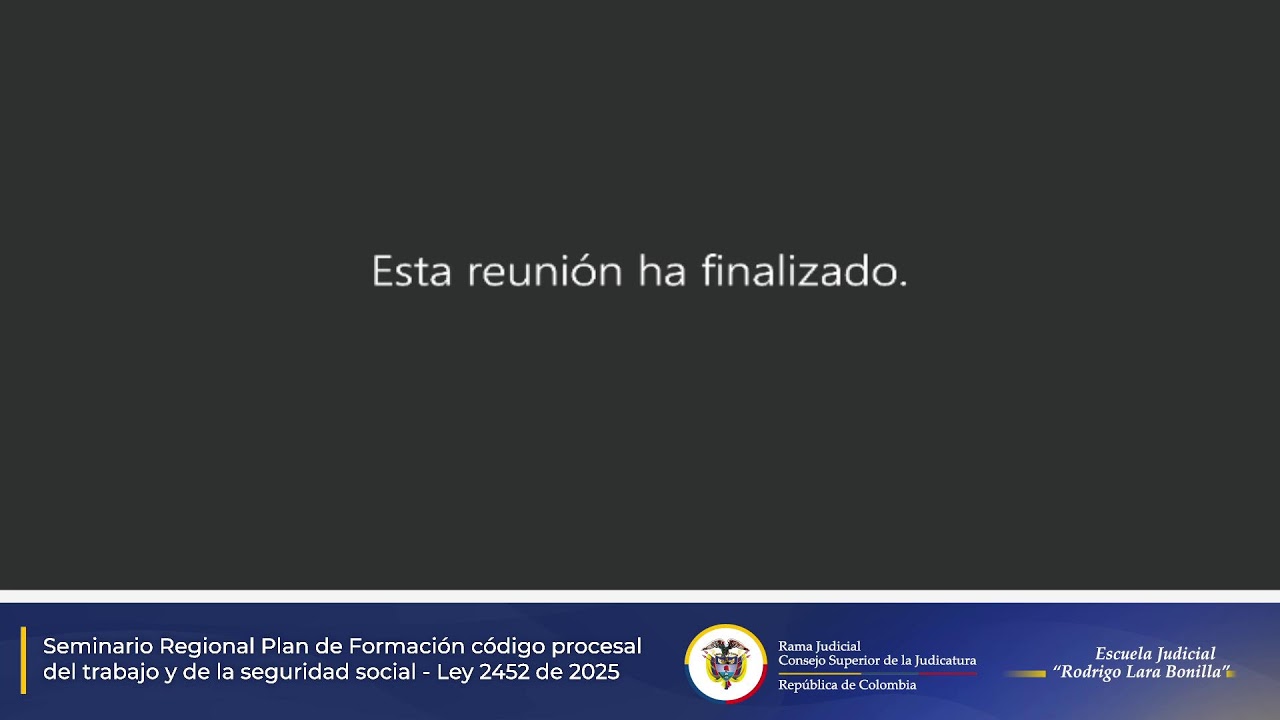 Seminario Regional Plan de Formación código procesal del trabajo y de la seguridad social - Ley 2452