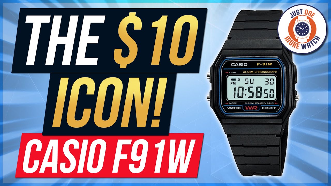 Легендарные часы за 10 долларов — Casio F91W!