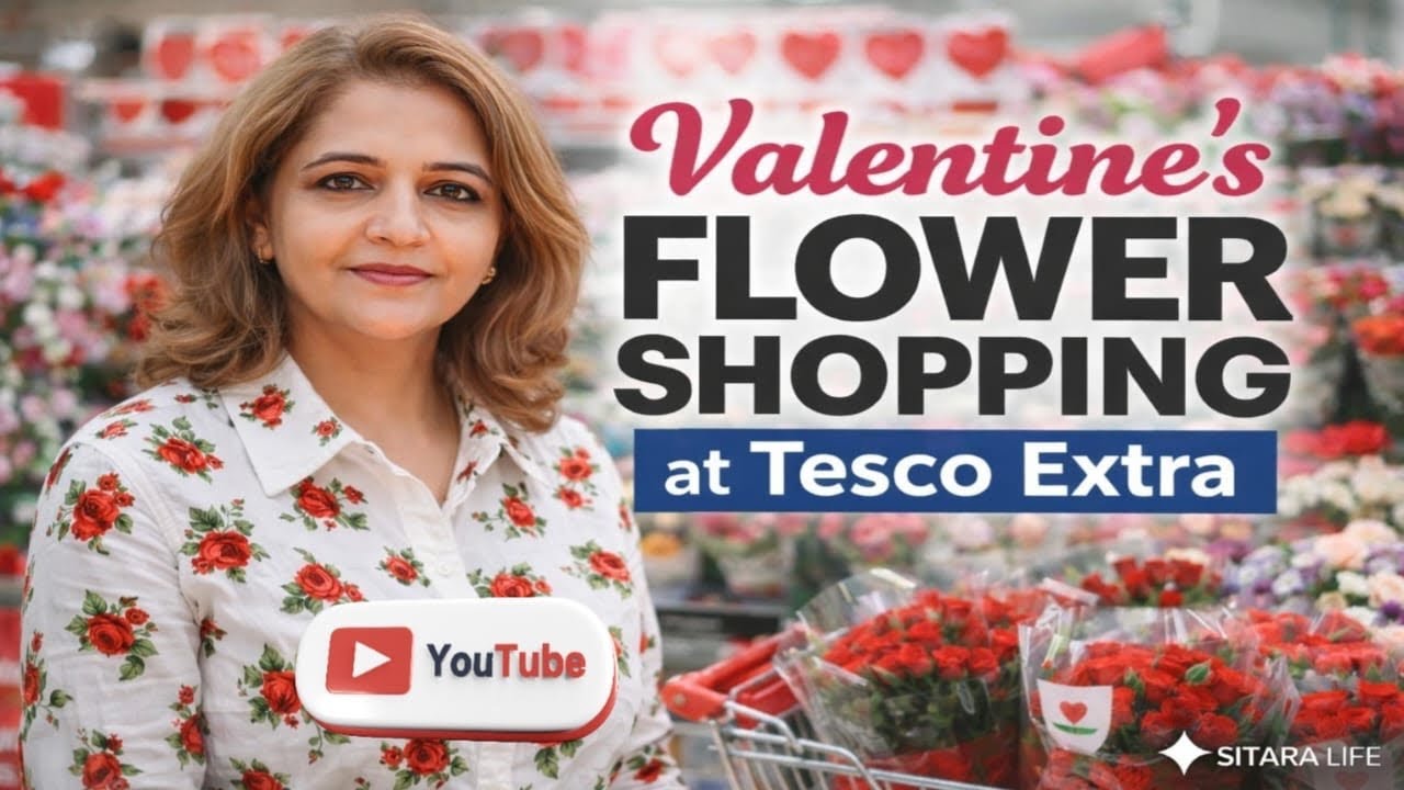 Valentine’s Flower Shopping at Tesco Extra | Event Decoration Prep & Beautiful Floral Finds