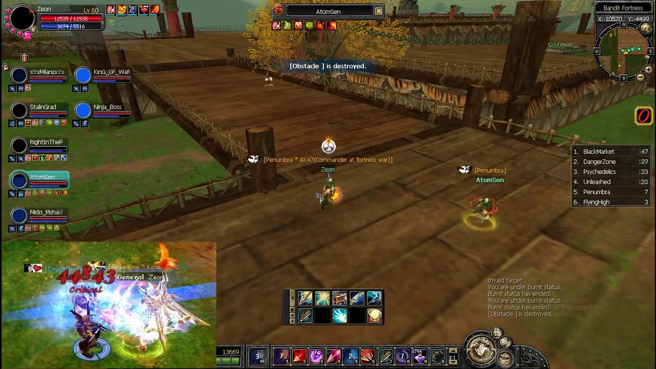 Origin SRO Cap 60 Eldorado 19 July FTW Search&Destroy PvP TagTeam