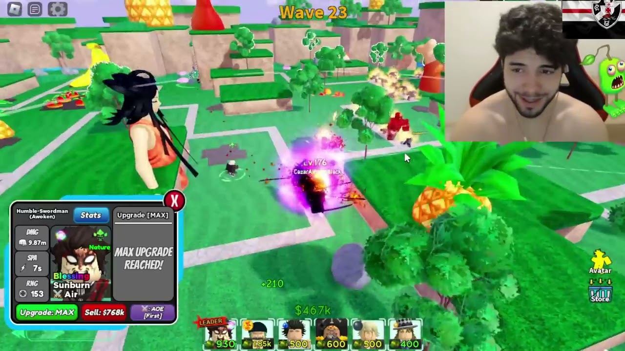CEZAR USANDO 1% DO SEU PODER COM TANJIRO 7 E JEAN L 7 NA CONTA NOOB!!
