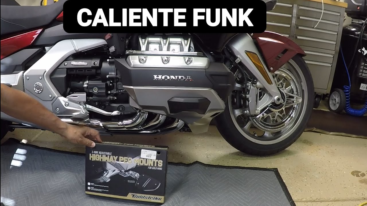 Goldstrike 3 Way Adjustable Highway Pegs Installed