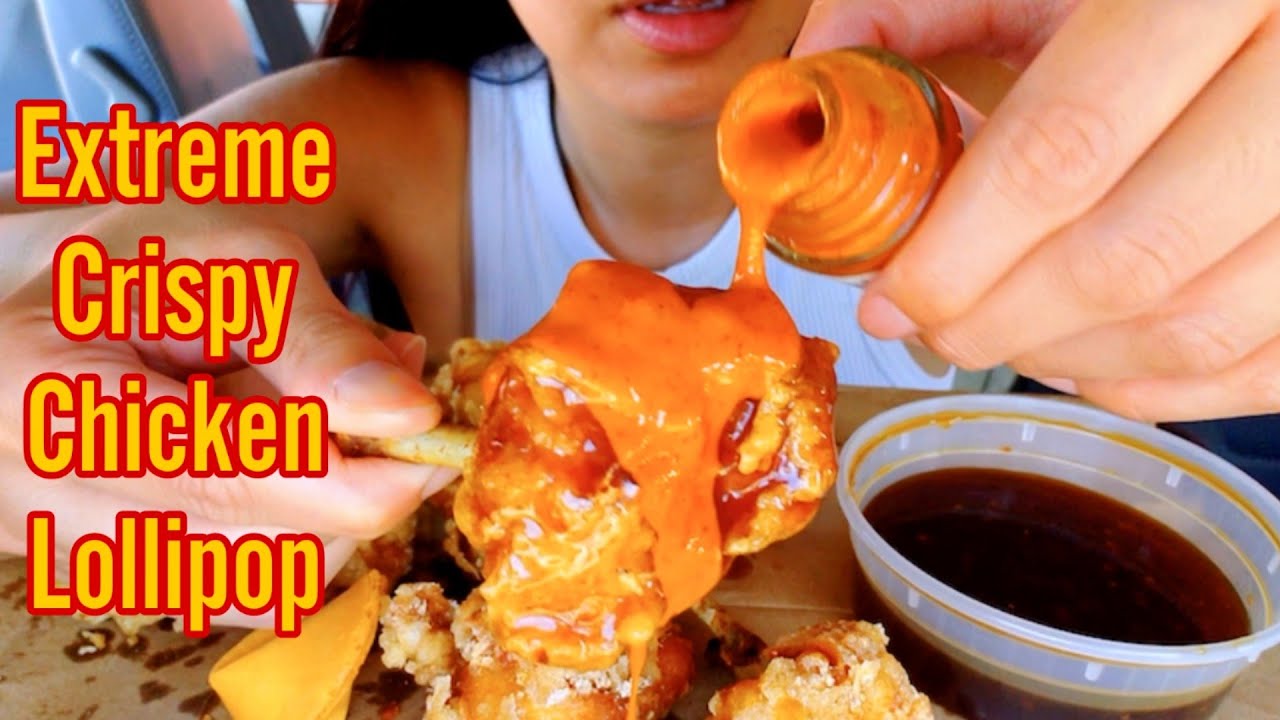 ASMR EATING FRIED CHICKEN *EXTREME CRUNCH CAR MUKBANG REAL SOUND TWILIGHT SHOW