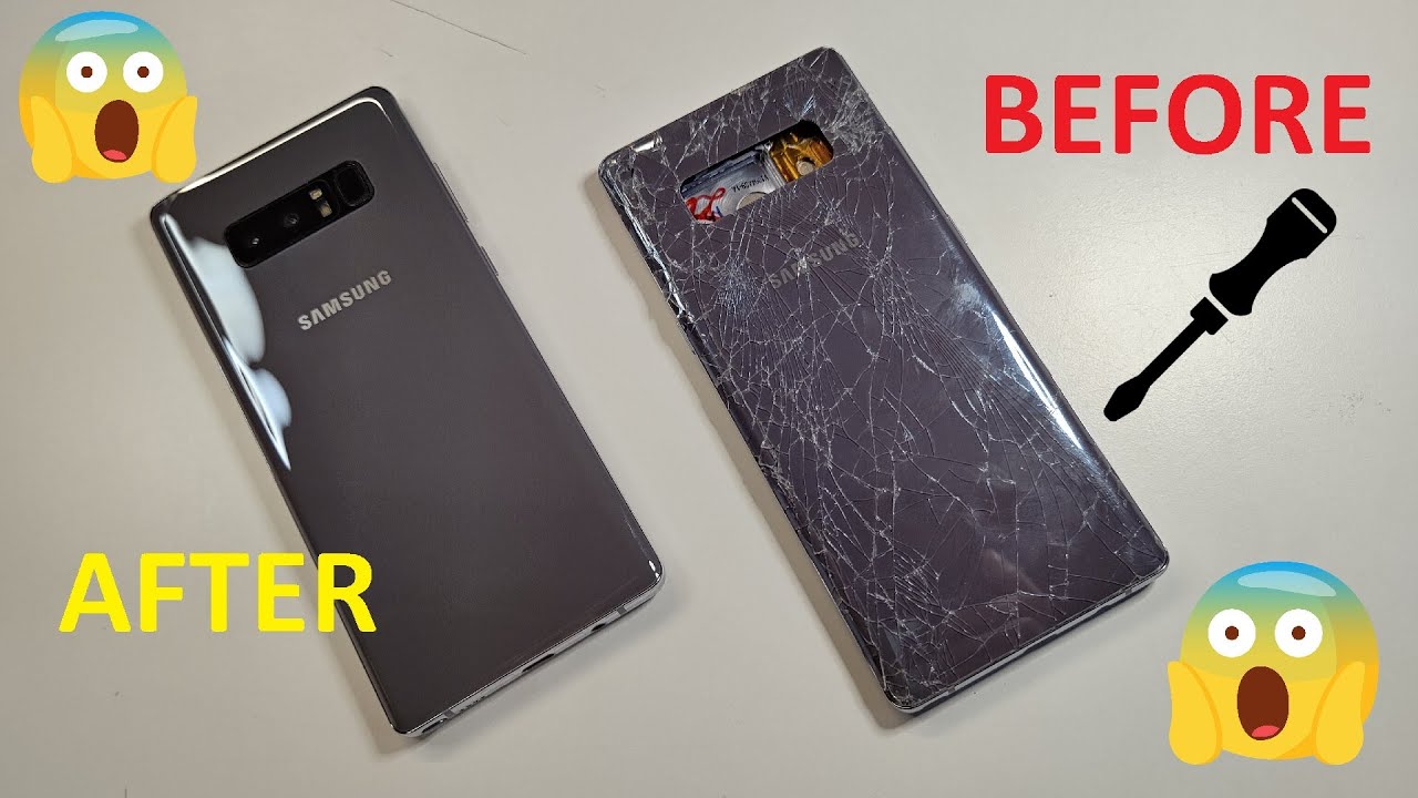 🤩 I found a crushed phone under the car. Samsung Galaxy Note 8 Restoration