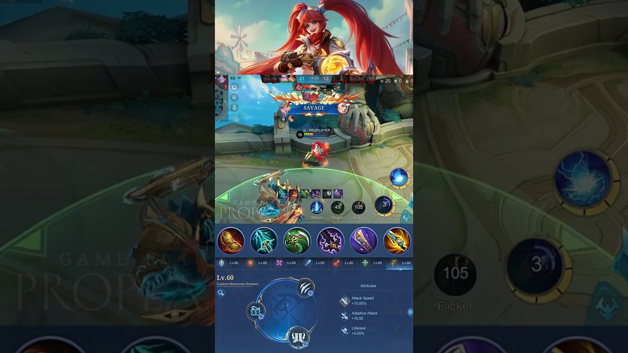 Auto Savage!! Layla with Trinity Build Insane Attack Speed (Part 18) - MLBB