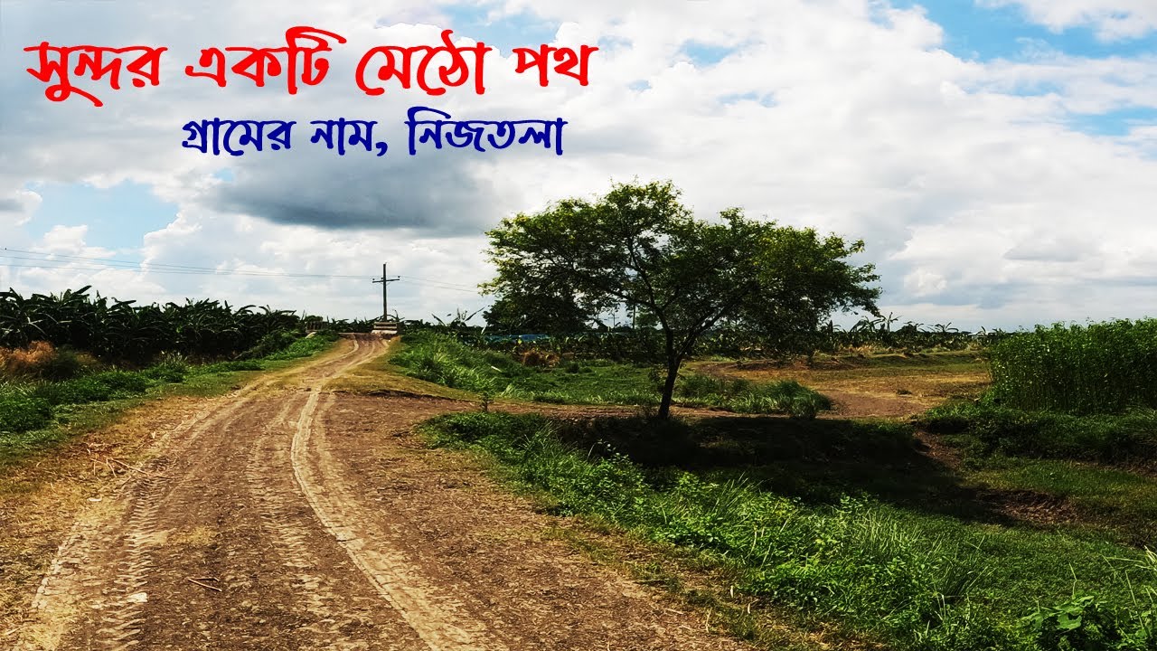 গ্রামের ছোট একটি মেঠো পথ || গ্রামের দৃশ্য ||Bangladesh Village Road || @fullxyztravels