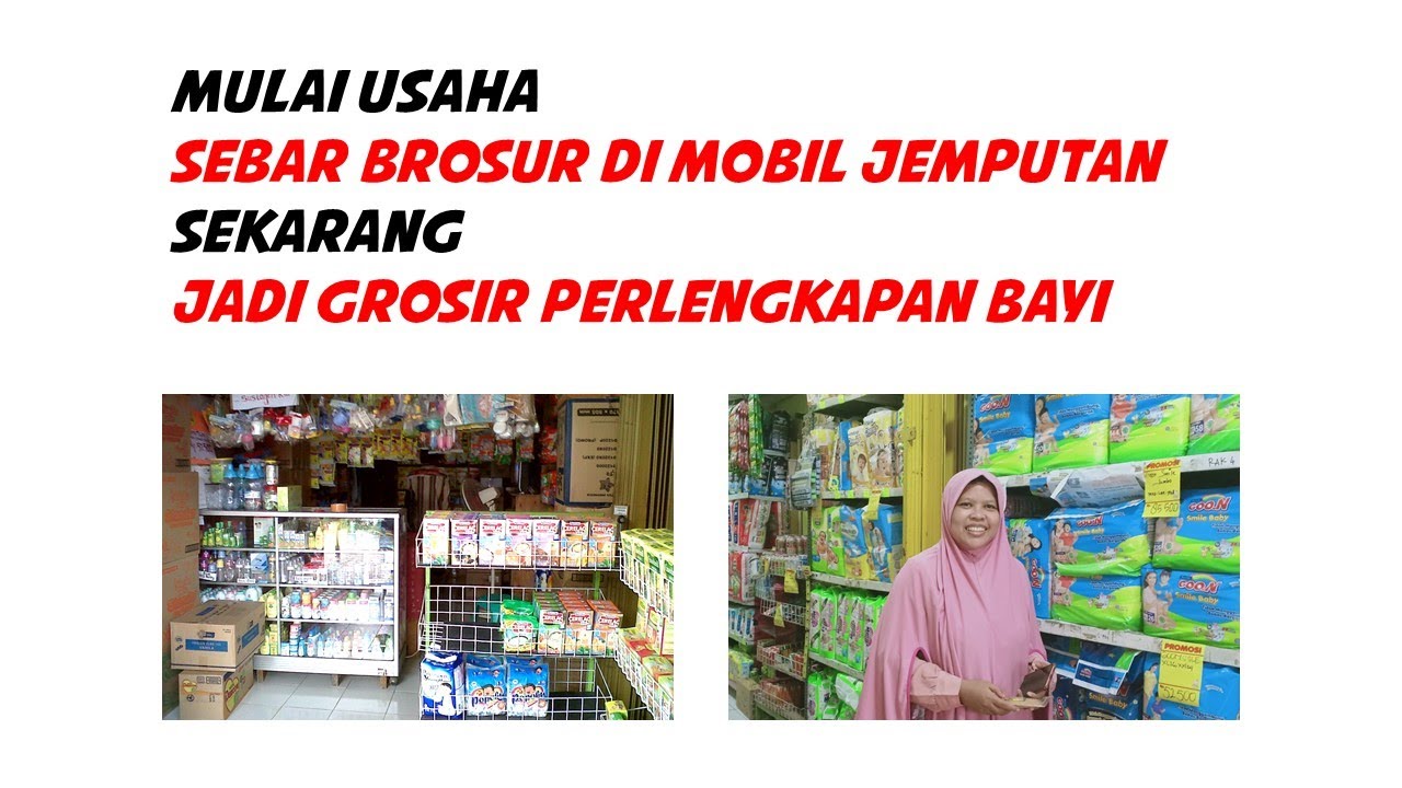 Kisah sukses bisnis baby shop, modal awal hanya sebar brosur di bus sekarang jadi grosir baby shop