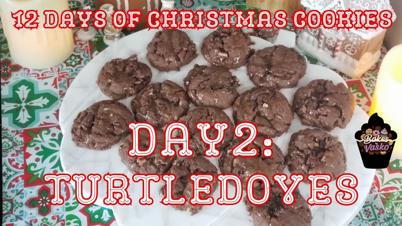 12 Days of Christmas Cookies Day 2: Turtledoves